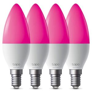 Smart Wi-Fi Light Bulb (E14) Tp-Link Tapo L430C Multicolor 4-pack (v 1.0)