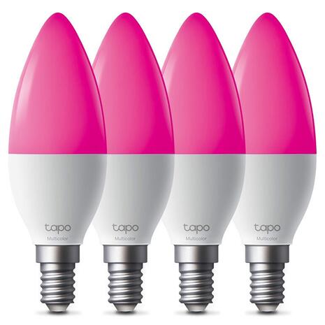 Smart Wi-Fi Light Bulb (E14) Tp-Link Tapo L430C Multicolor 4-pack (v 1.0)