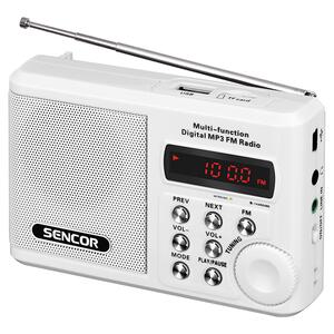Φορητό Ραδιόφωνο Sencor SRD 215 White