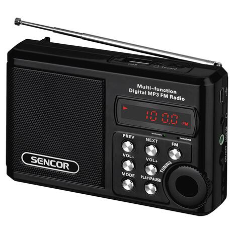 Φορητό Ραδιόφωνο Sencor SRD 215 Black