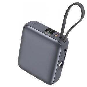 PowerBank QCY PB10C 35W PD Fast Charge 10000mAh Gray