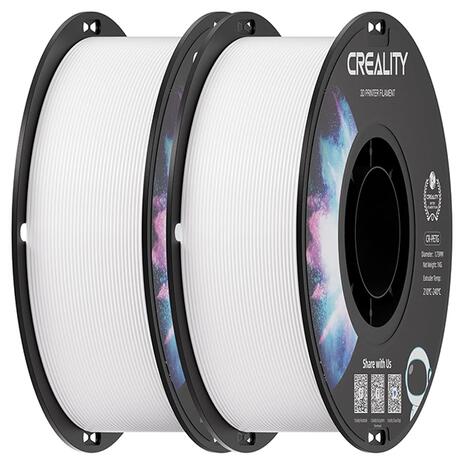 3D Printing Filament Creality CR-PETG Value Pack 2x White (2Kg)