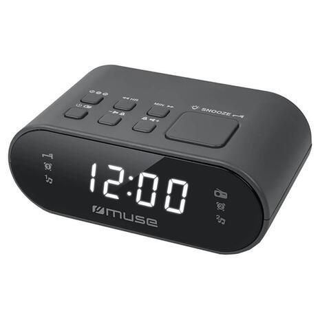 Ραδιόφωνο/Ρολόι Muse M-10CR Black