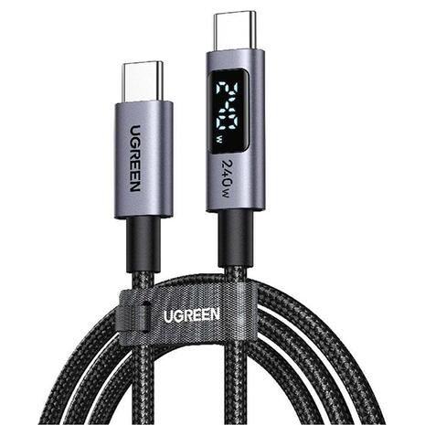 Ugreen USB-C to USB-C PD Fast Charging Cable 240W L530 Black 1m (65866)