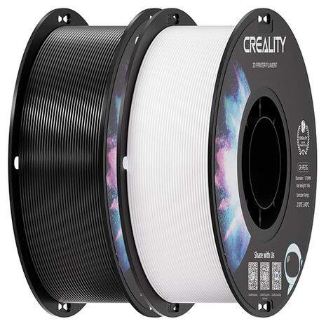 3D Printing Filament Creality CR-PETG Value Pack Black & White (2Kg)