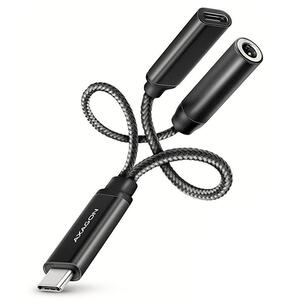 Axagon ADA-HCPD USB-C - Hi-Res DAC Audio Adapter PD 60W (8595247908759)