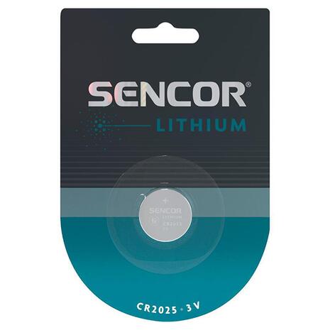 Μπαταρίες Sencor Lithium Coin Cell SBA CR2025 (x1)