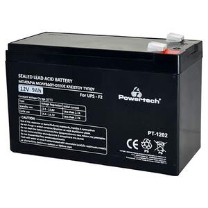 Μπαταρία UPS (F2) Powertech 12V/9Ah (PT-1202)