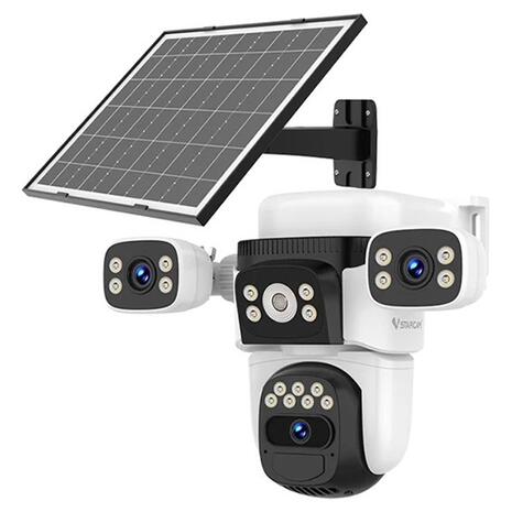 Triple-Lens Solar Powered Wi-Fi Camera Vstarcam CB621SR