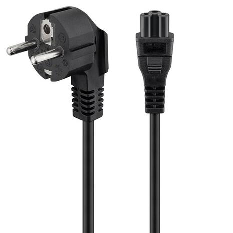 Καλώδιο Τροφοδοσίας Powertech C5 Male to Schuko Male Black 1.5m (CAB-P027)