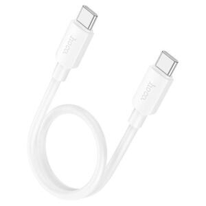 Καλώδιο Hoco X96 USB-C to USB-C 60W White 0.25m (HC-X96DC-WH)