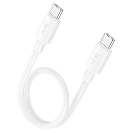 Καλώδιο Hoco X96 USB-C to USB-C 60W White 0.25m (HC-X96DC-WH)