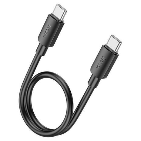 Καλώδιο Hoco X96 USB-C to USB-C 60W Black 0.25m (HC-X96DC-BK)