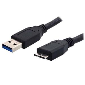 Καλώδιο Powertech USB 3.0 to Micro USB-B Black 0.5m (CAB-U142)