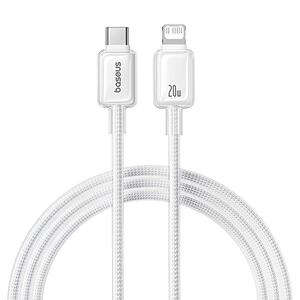 Καλώδιο Baseus Crystal Fast Charging Cable 20W USB-C to iP White 1m (P10383101211-00)