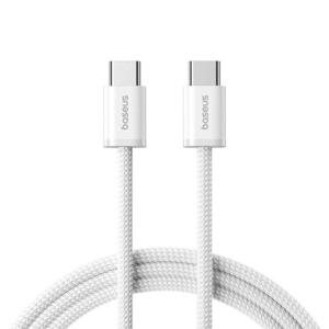Καλώδιο Baseus Crystal Fast Charging Cable 100W USB-C to USB-C White 1m (P1038100211-00)