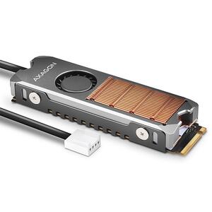 Axagon CLR-M2FAN Copper Heatsink with FAN for M.2 SSD (8595247906588)