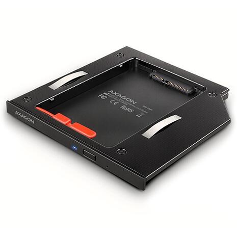 Axagon RSS-CD09 Optical Disk Drive Caddy for 2.5" SATA SSD/HDD (8595247906533)