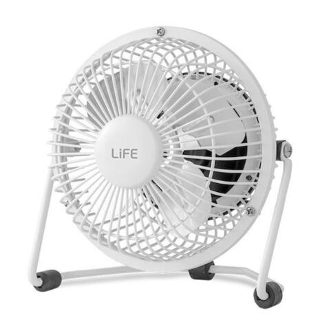 Mini ανεμιστήρας Life Super 4 White (221-0449)