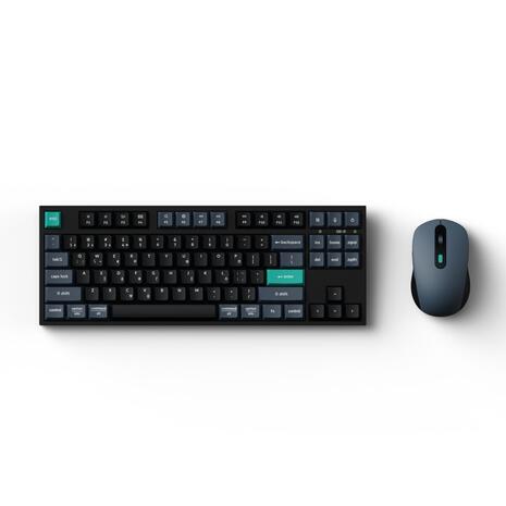 Wireless Keyboard/Mouse Combo Keychron B33 & BM25 Black Green GR