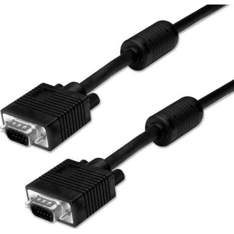 Καλώδιο Powertech VGA M/M Black 1.5m (CAB-G025)