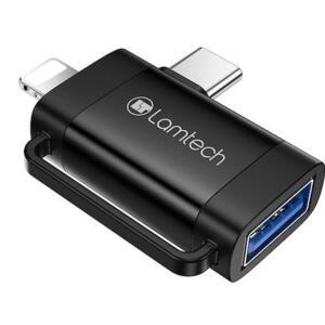 Lamtech 2-in-1 Portable Adapter (LAM980534)