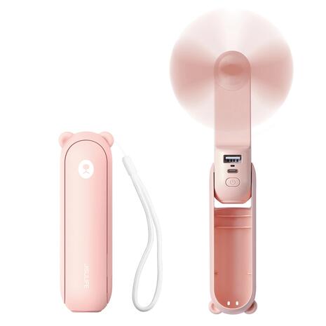 JisuLife Handheld Fan Life8 Plus Pink (6975061536741)
