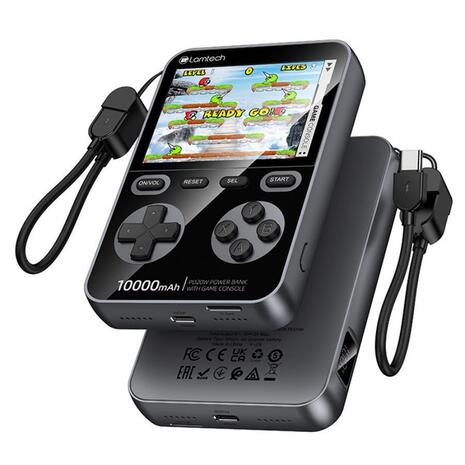 Game Console & PowerBank Lamtech 20W 10000mAh Black (LAM980855)