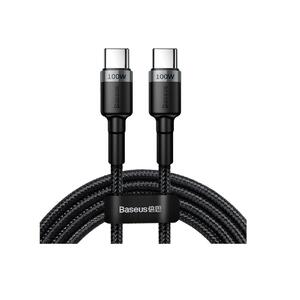 Καλώδιο Baseus Cafule Flash Charging Data Cable 100W USB-C to USB-C Black 2m (CATKLF-ALG1)