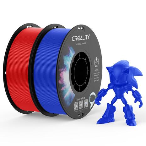 3D Printing Filament Creality CR-PETG Value Pack Red & Blue (2Kg)
