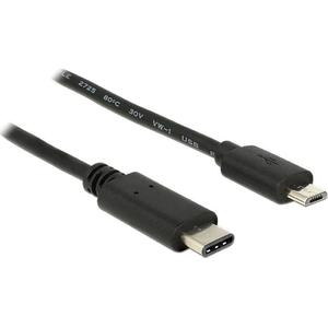 Καλώδιο Powertech USB-C Male to Micro USB Black 1m (CAB-UC011)