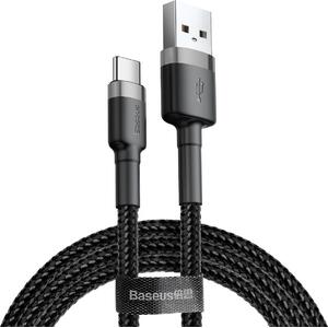 Καλώδιο Baseus Cafule USB to USB-C Black/Gray 0.5m (CATKLF-AG1)