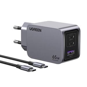 Ugreen Nexode Pro 3-Port GaN Fast Charger 65W X755 Gray (25871)