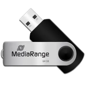 USB Flash MediaRange MR912 64GB Black (MR912-BLACK)