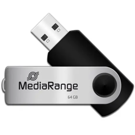 USB Flash MediaRange MR912 64GB Black (MR912-BLACK)