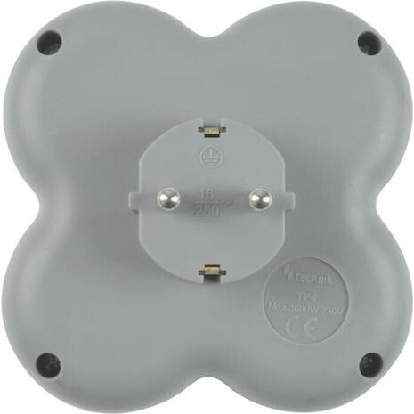 Αντάπτορας Ρεύματος Technik 4x Schuko (5999574560322)